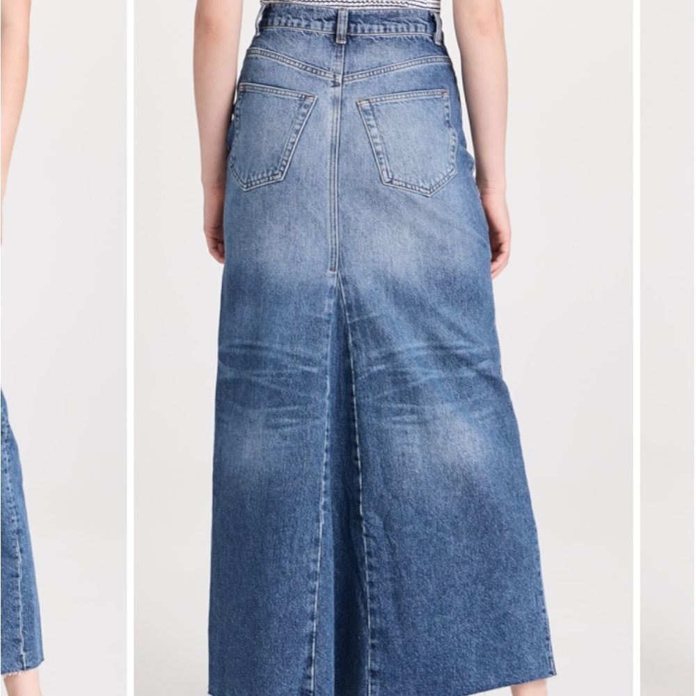 NEW! Reformation Tazz Maxi Denim Skirt, SIZE 23 US 0779 - Picture 2 of 7